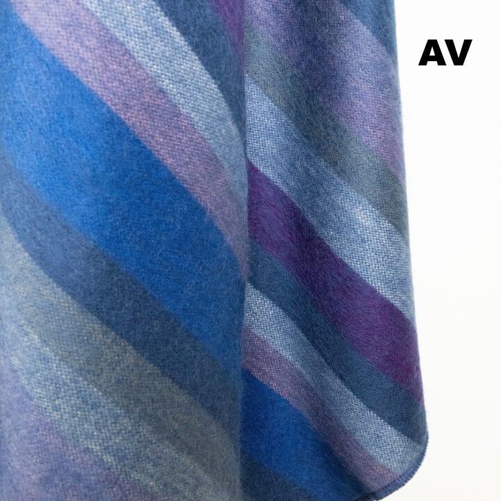 Purely Alpaca -Alpaca Bed Blanket - Striped