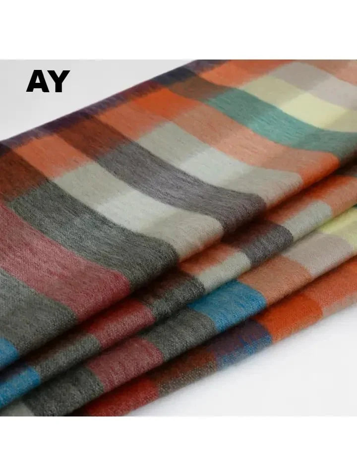 Purely Alpaca -Alpaca Bed Blanket - Striped