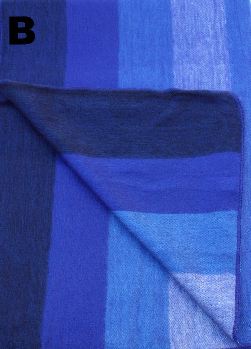 Purely Alpaca -Alpaca Bed Blanket - Striped