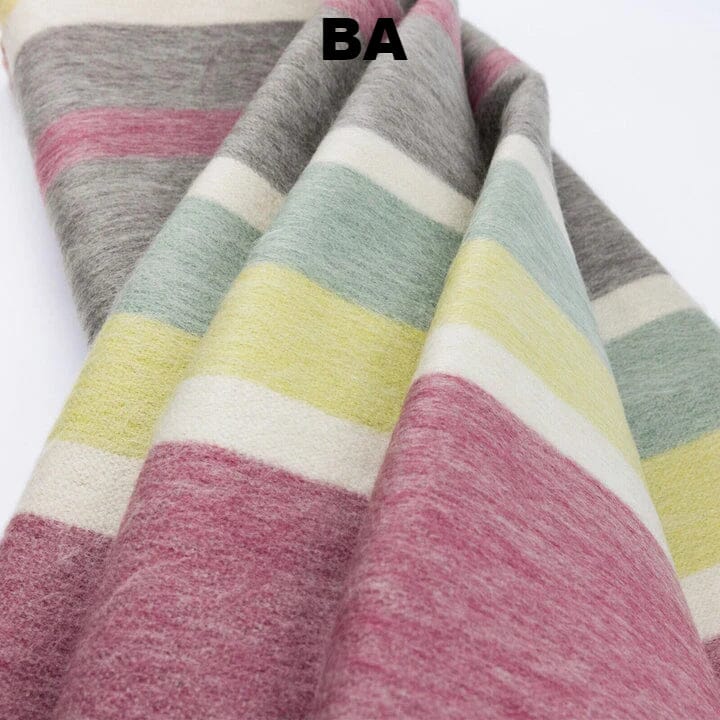Purely Alpaca -Alpaca Bed Blanket - Striped