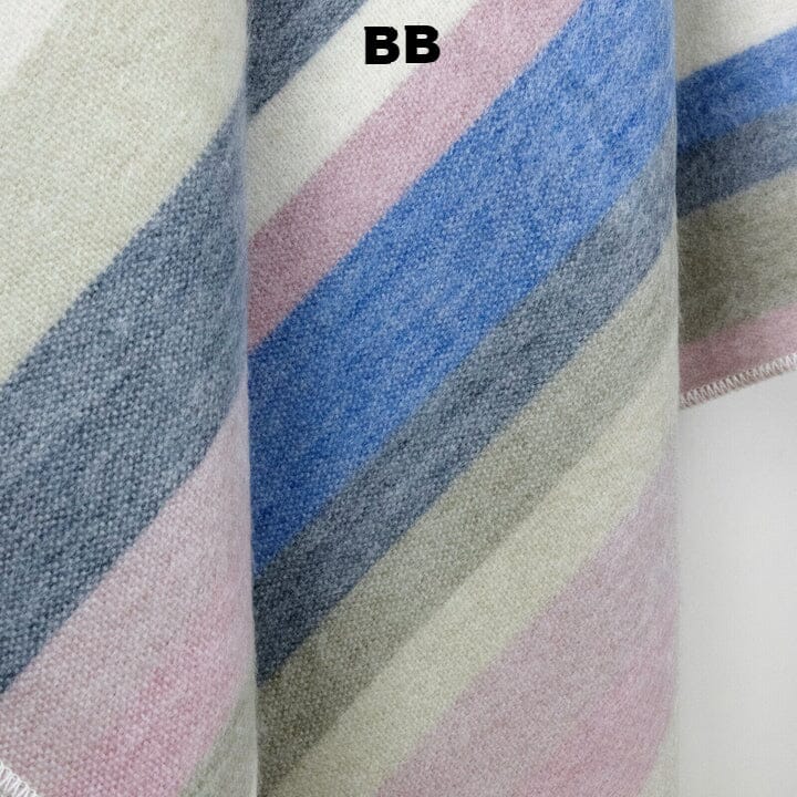 Purely Alpaca -Alpaca Bed Blanket - Striped