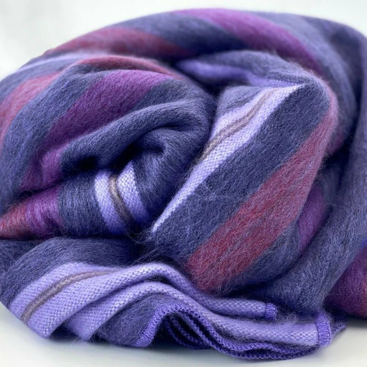 Purely Alpaca -Alpaca Bed Blanket - Striped