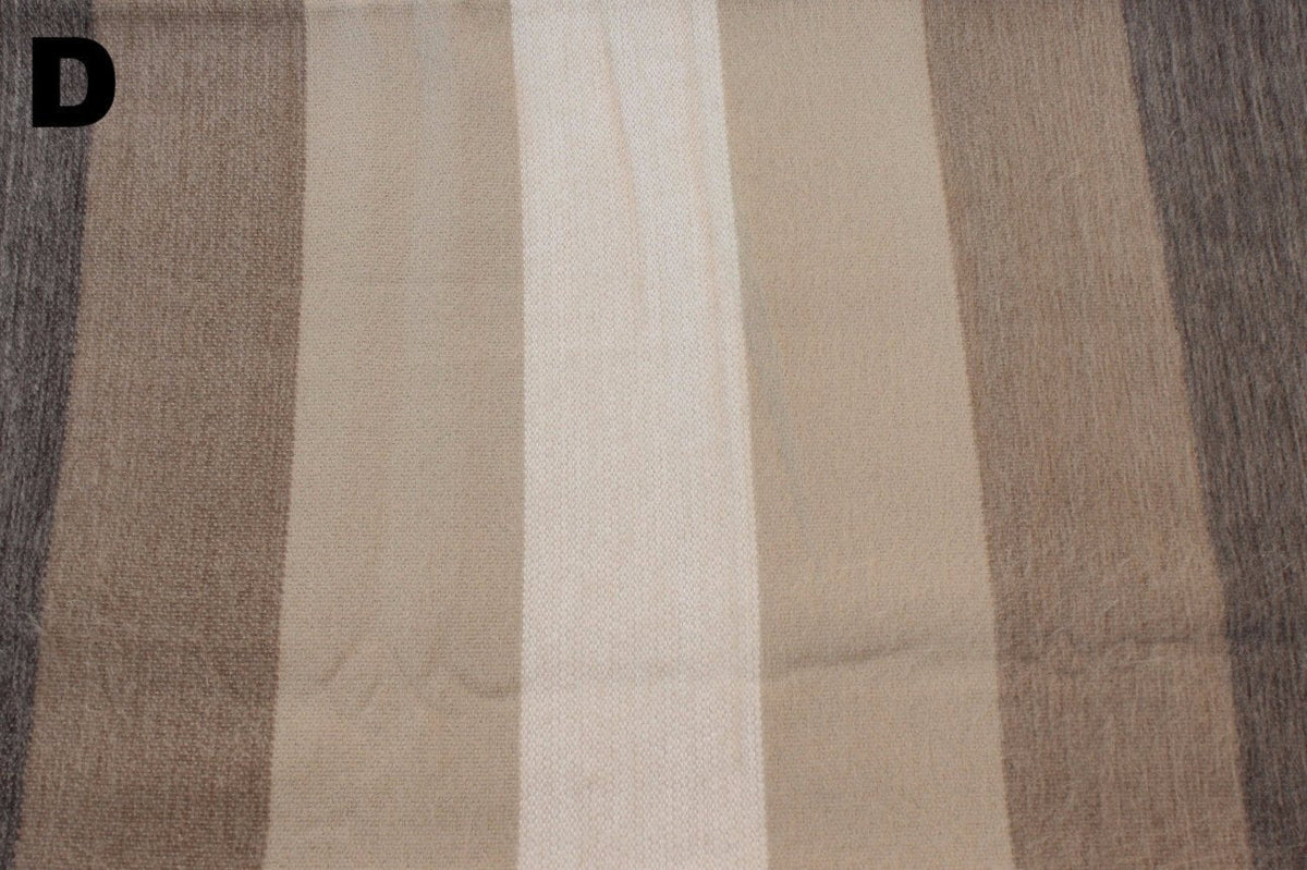 Purely Alpaca -Alpaca Bed Blanket - Striped