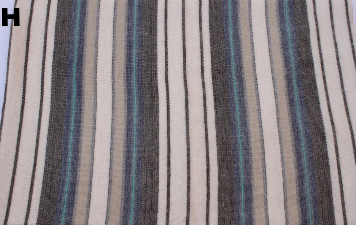 Purely Alpaca -Alpaca Bed Blanket - Striped