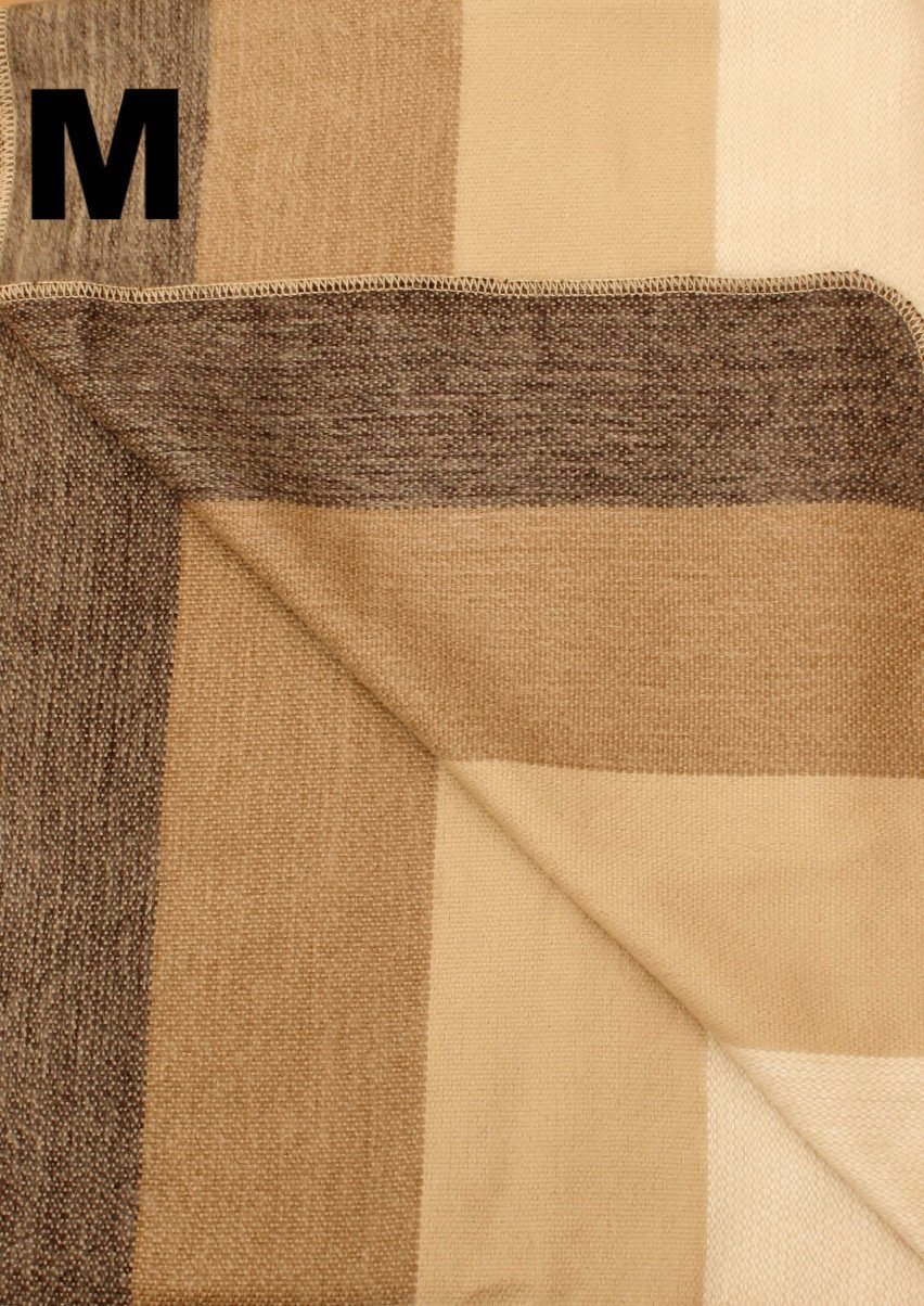 Purely Alpaca -Alpaca Bed Blanket - Striped