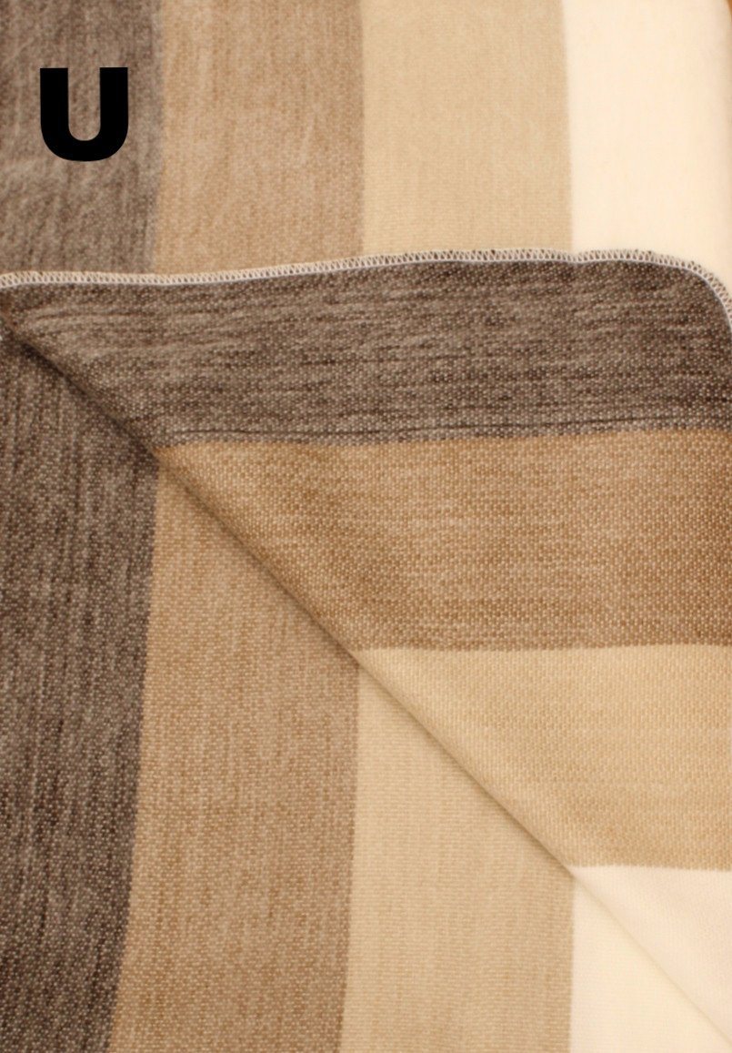 Purely Alpaca -Alpaca Bed Blanket - Striped