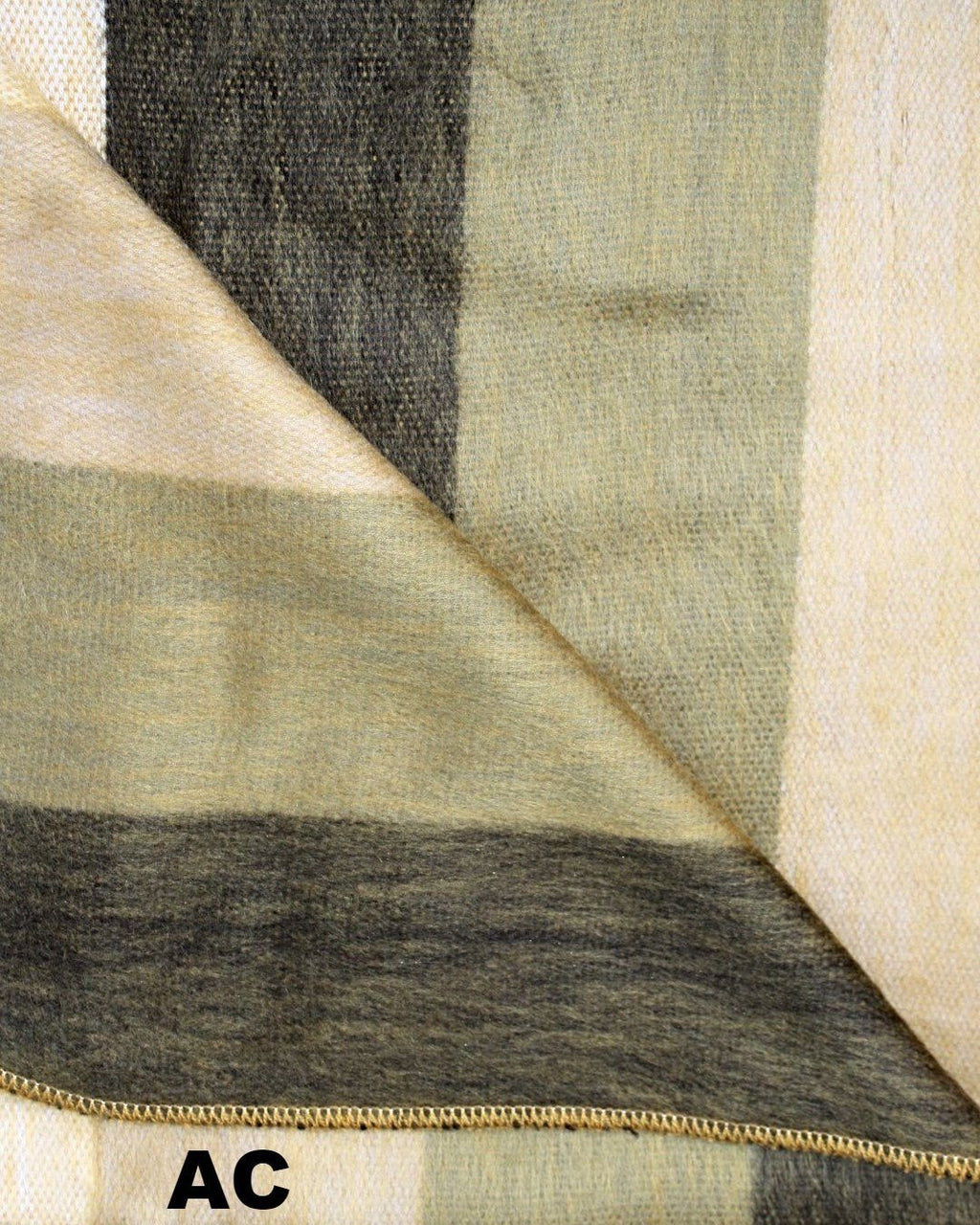 Purely Alpaca -Alpaca Bed Blanket - Striped