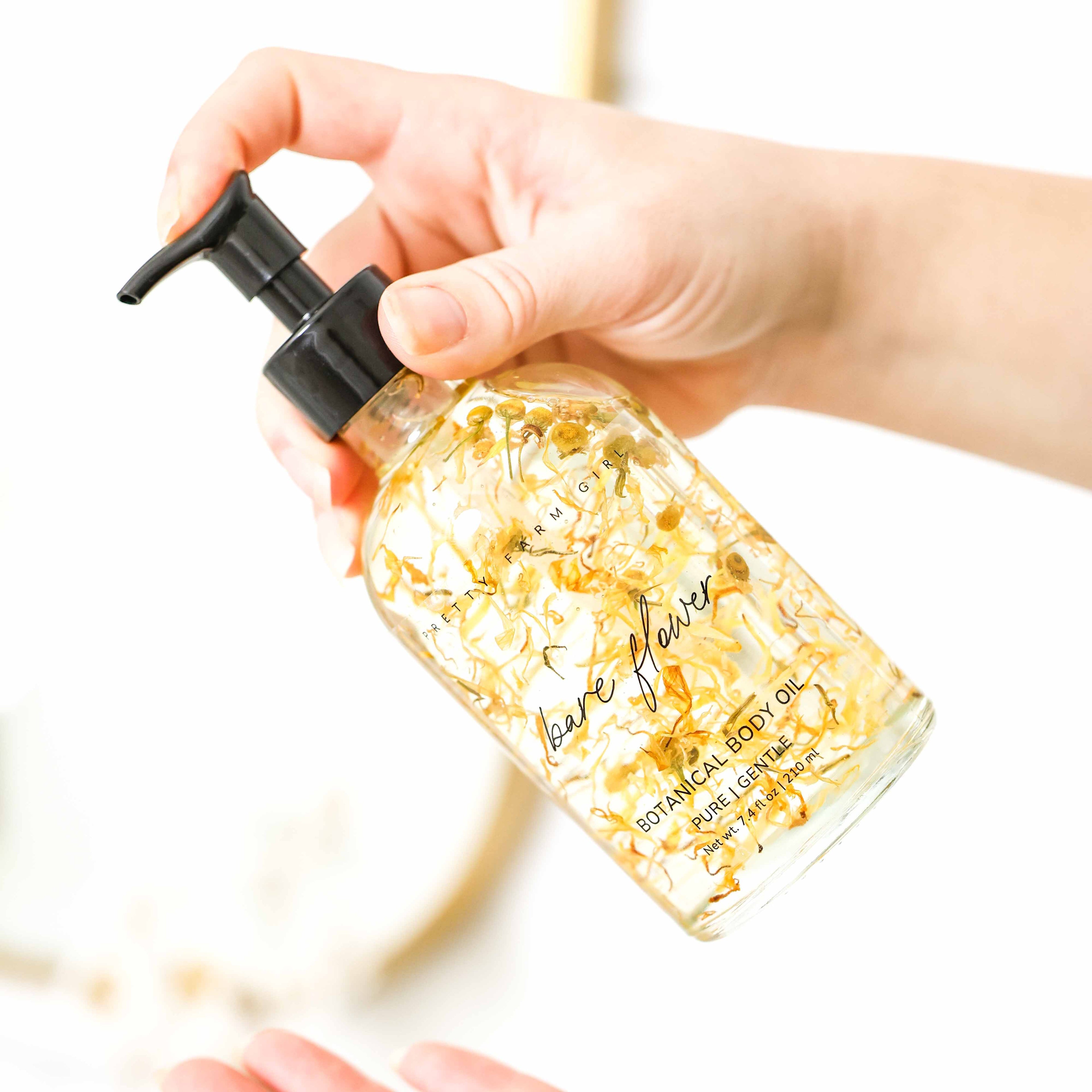 Pretty Farm Girl Bare Flower Fragrance-Free Body Oil