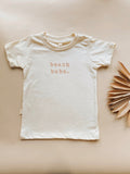 Beach Babe Clay Organic Cotton Short Sleeve Toddler T-Shirt