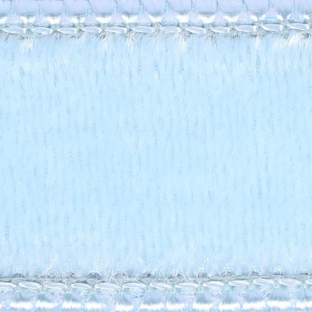 1" Velvet Luster Wired Ribbon: Baby Blue (10 Yards)