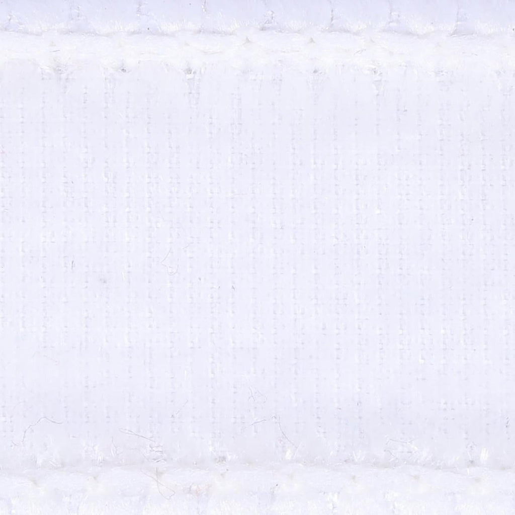 1" Velvet Luster Wired Ribbon: White (10 Yards)