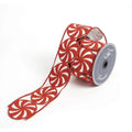 3" Peppermint Candies Ribbon (5 Yards)