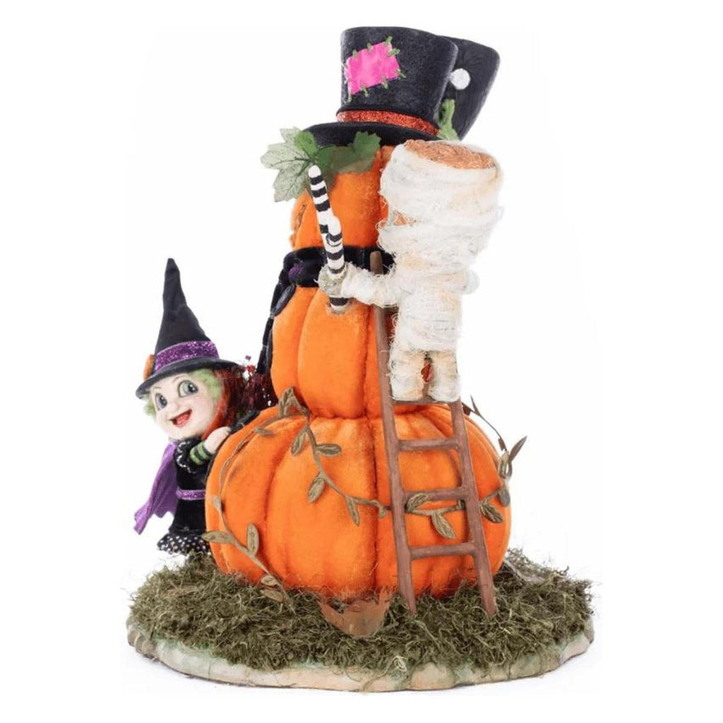 Katherine's Collection 13" Ghouls Building Pumpkin Man