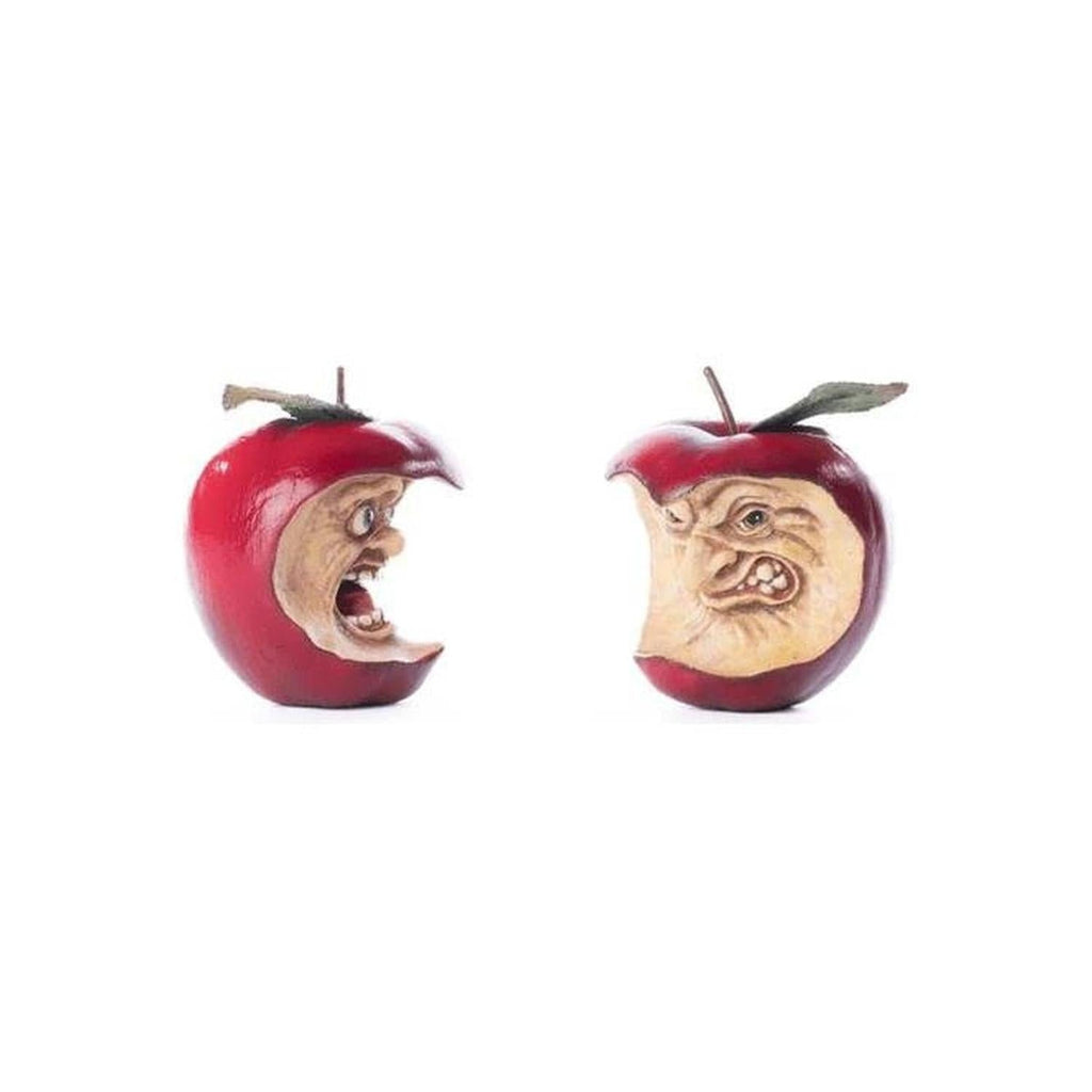 Katherine's Collection Toxic Terry and Noxious Nelson Apples (Set of 2)