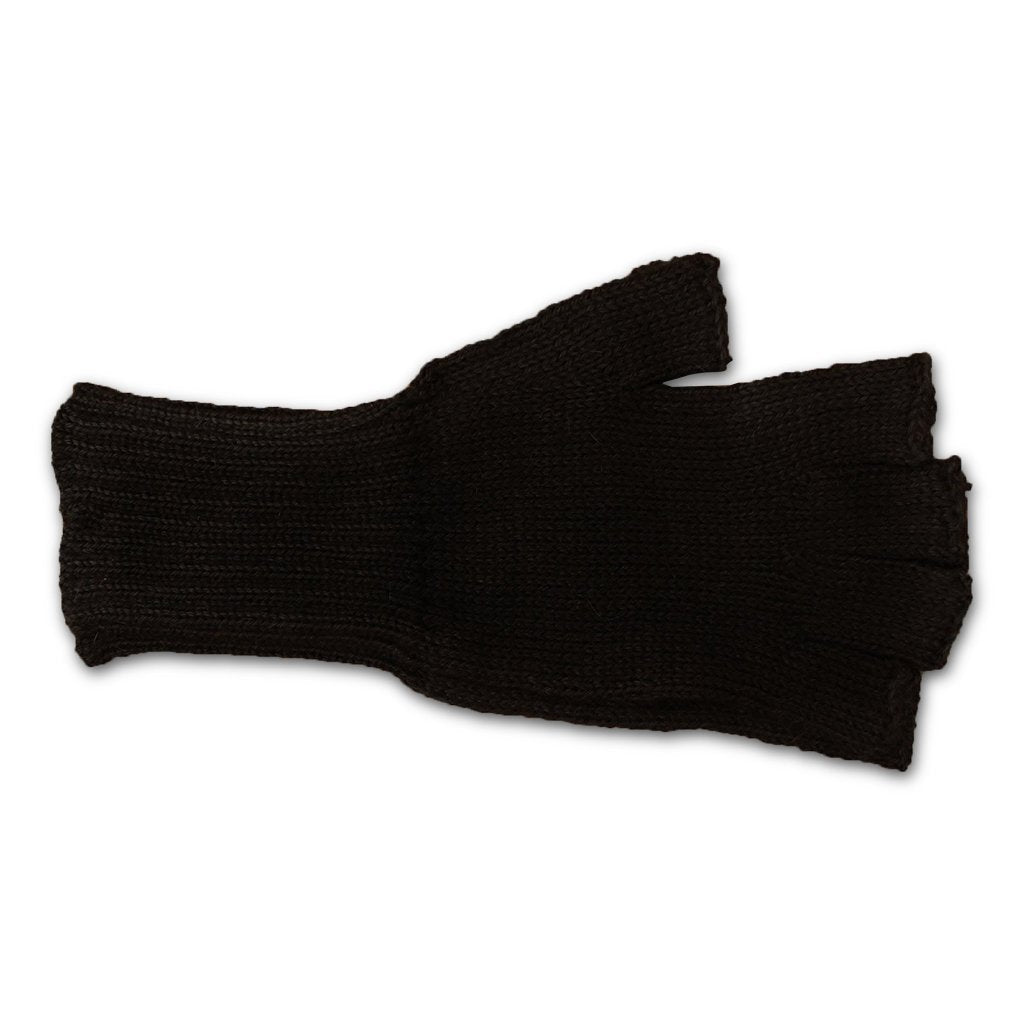 Purely Alpaca Colorful 100% Alpaca Fingerless Knit Alpaca Gloves