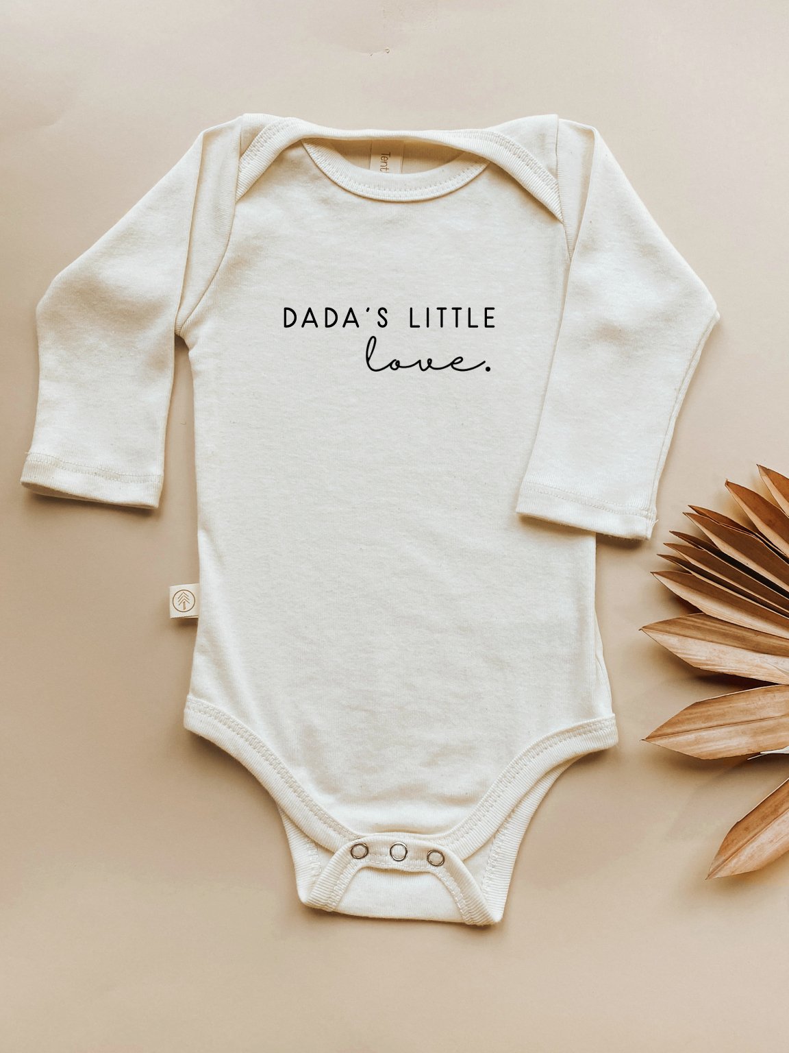 Dada's Little Love Organic Bodysuit Long Sleeve