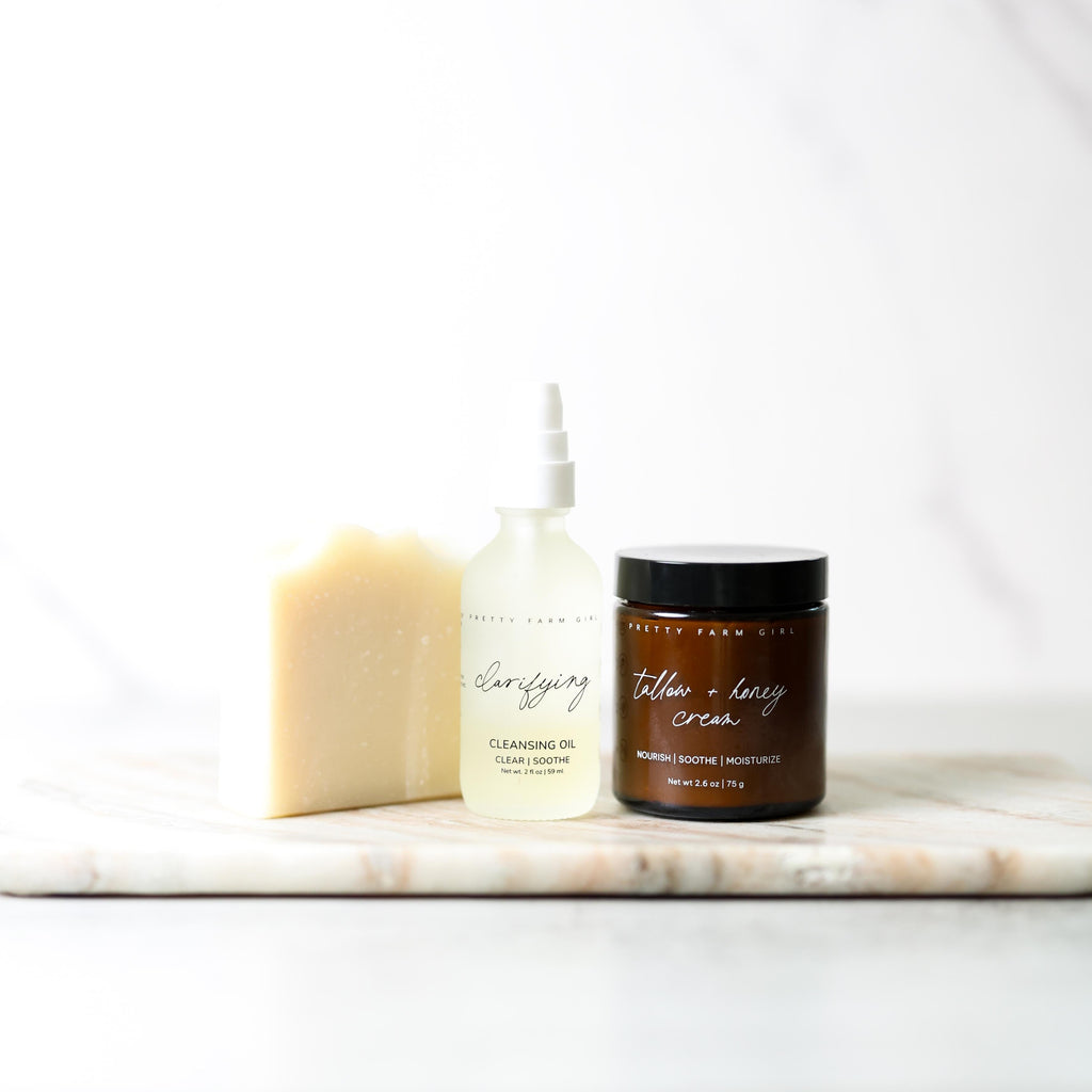 Pretty Farm Girl Double Cleansing Kit: Soothing