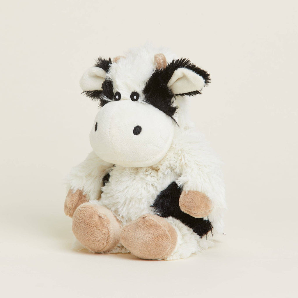 BLACK AND WHITE COW WARMIES JUNIOR 9"