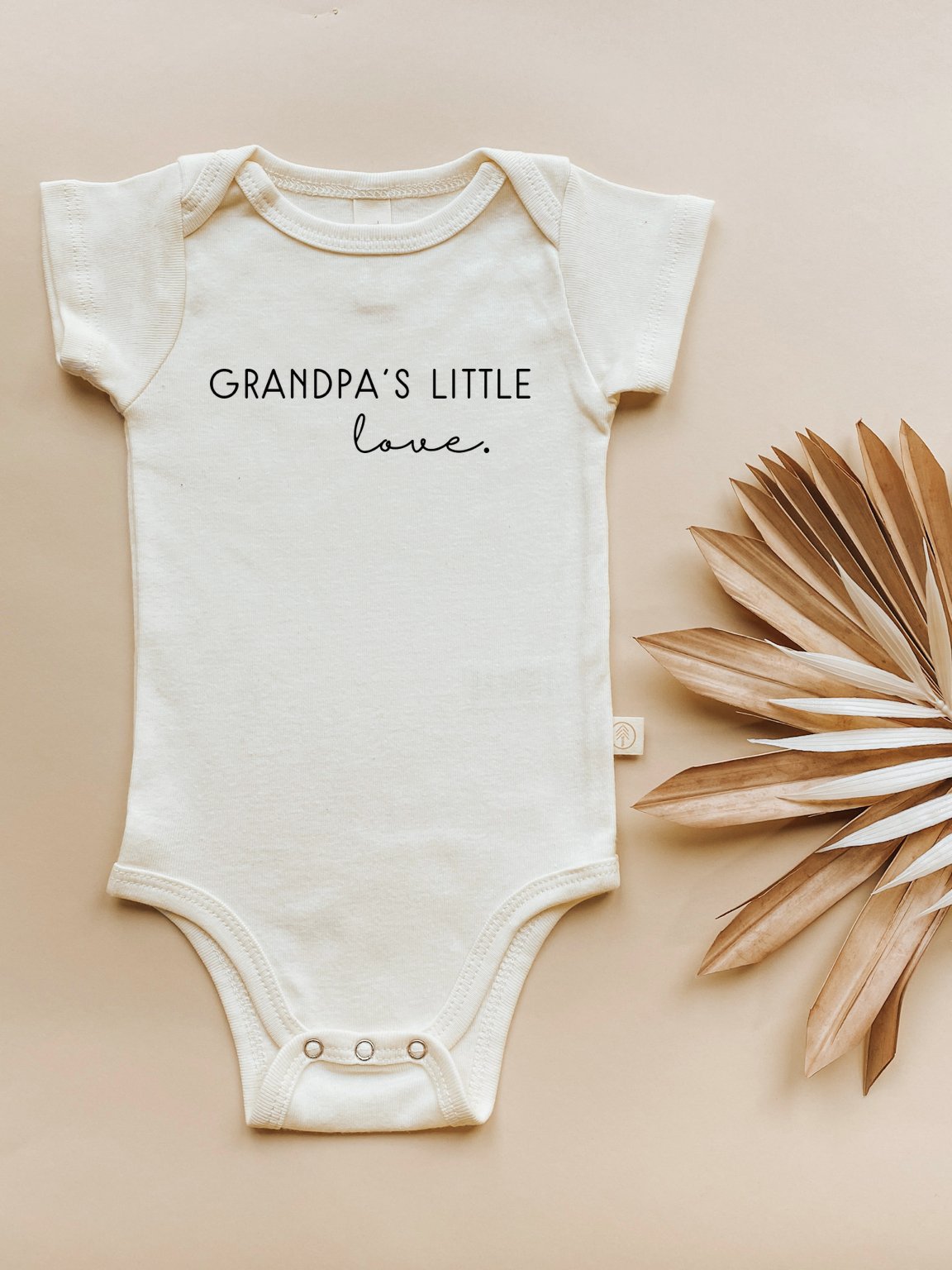 Grandpa's Little Love Organic Baby Bodysuit