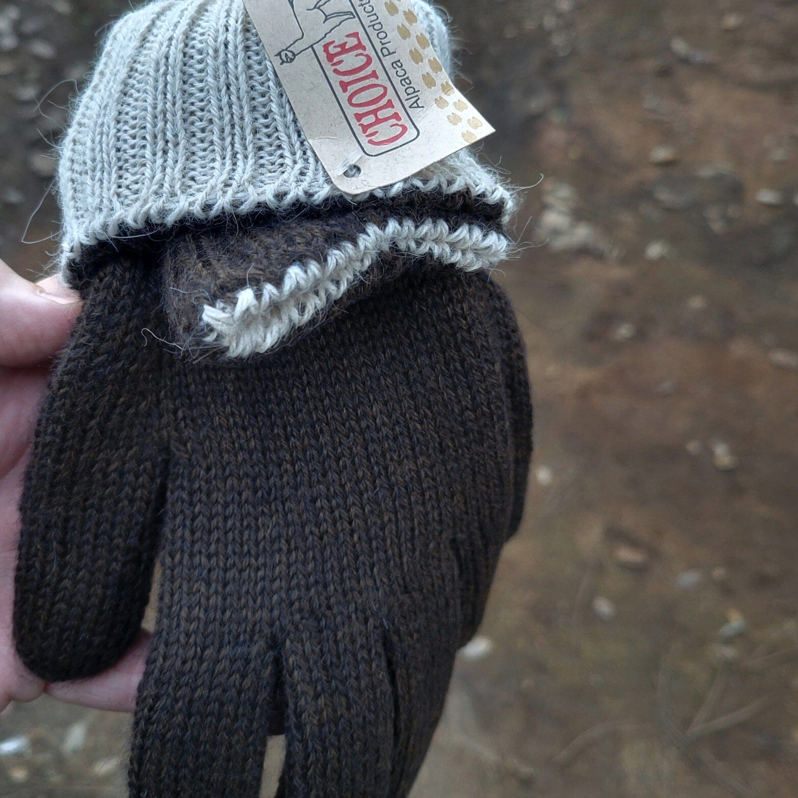 Purely Alpaca Iditarod 100% Alpaca Double-Thick Reversible Gloves