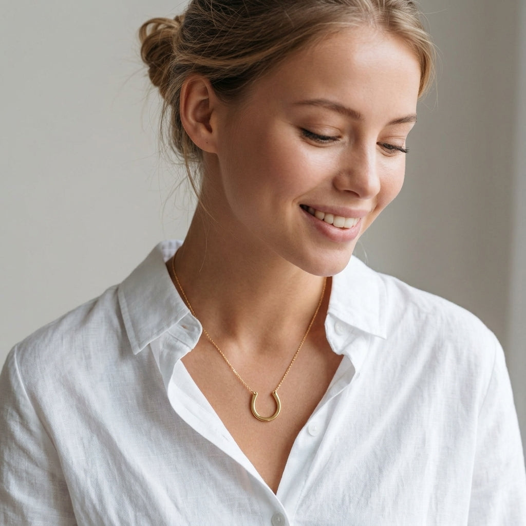 Cannon Horseshoe Necklace