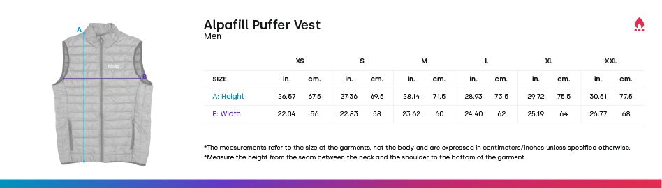 Purely Alpaca Men's Alpafill Puffer Alpaca Vest