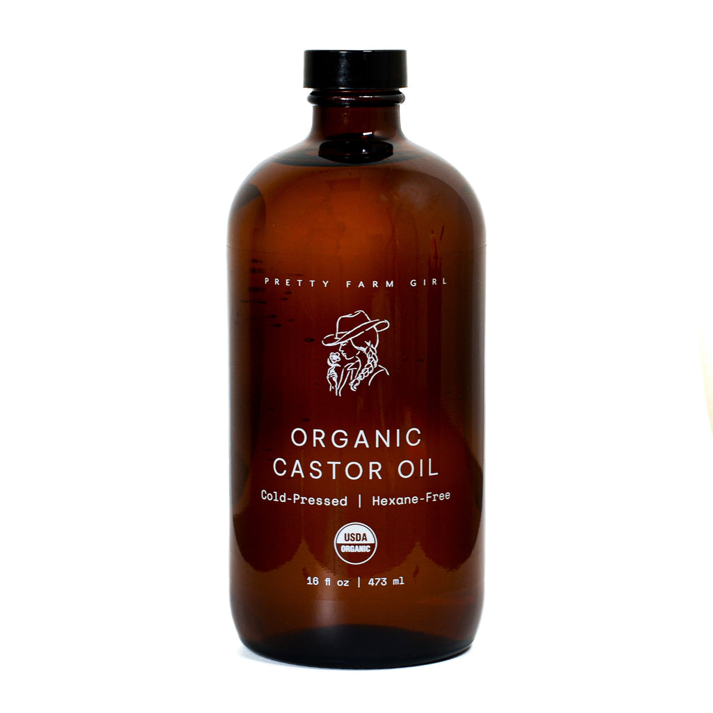 Pretty Farm Girl Pure Organic Cold Pressed Hexane-Free Castor Oil