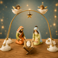 Patience Brewster Nativity Cherub Angels Arch Set, Set of 4 NEW & RETIRED