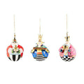 Patience Brewster Nativity Jolly Wisemen Ball Ornaments, Set of 3 *NEW*