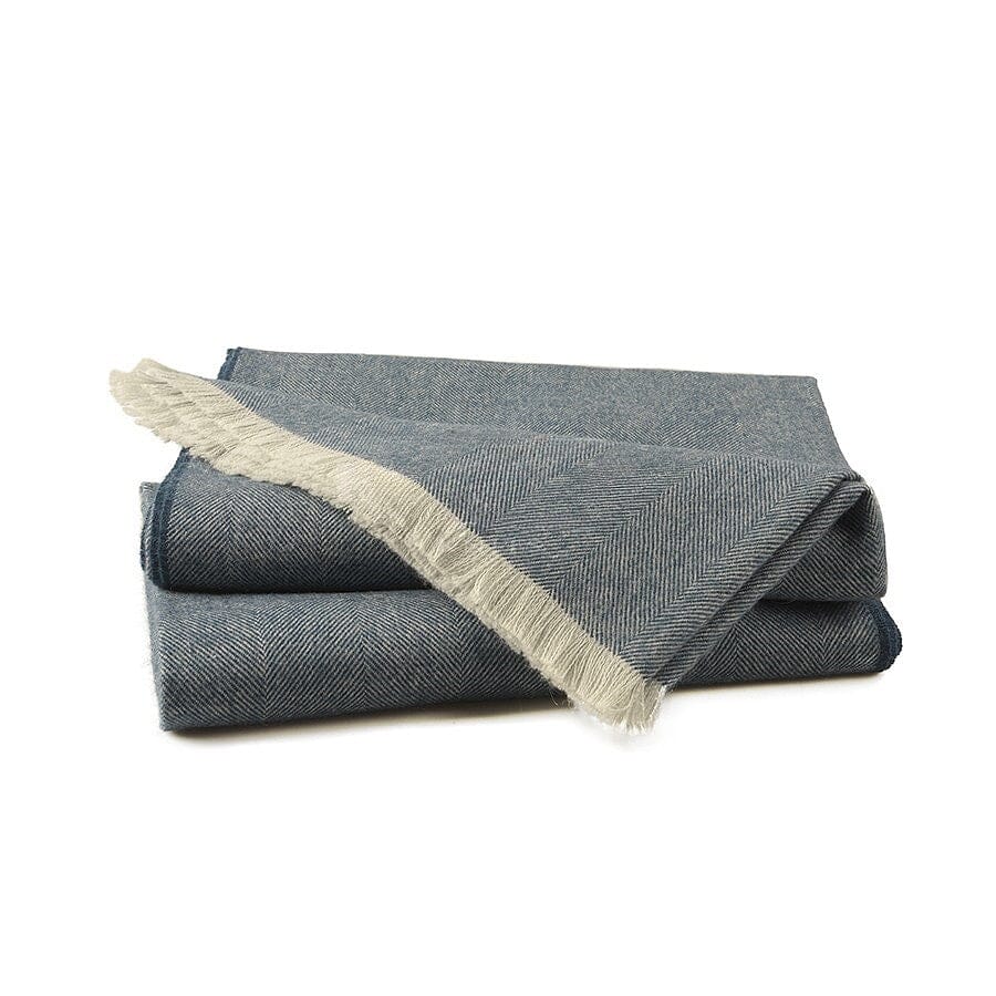 Purely Alpaca Premium Herringbone Throw