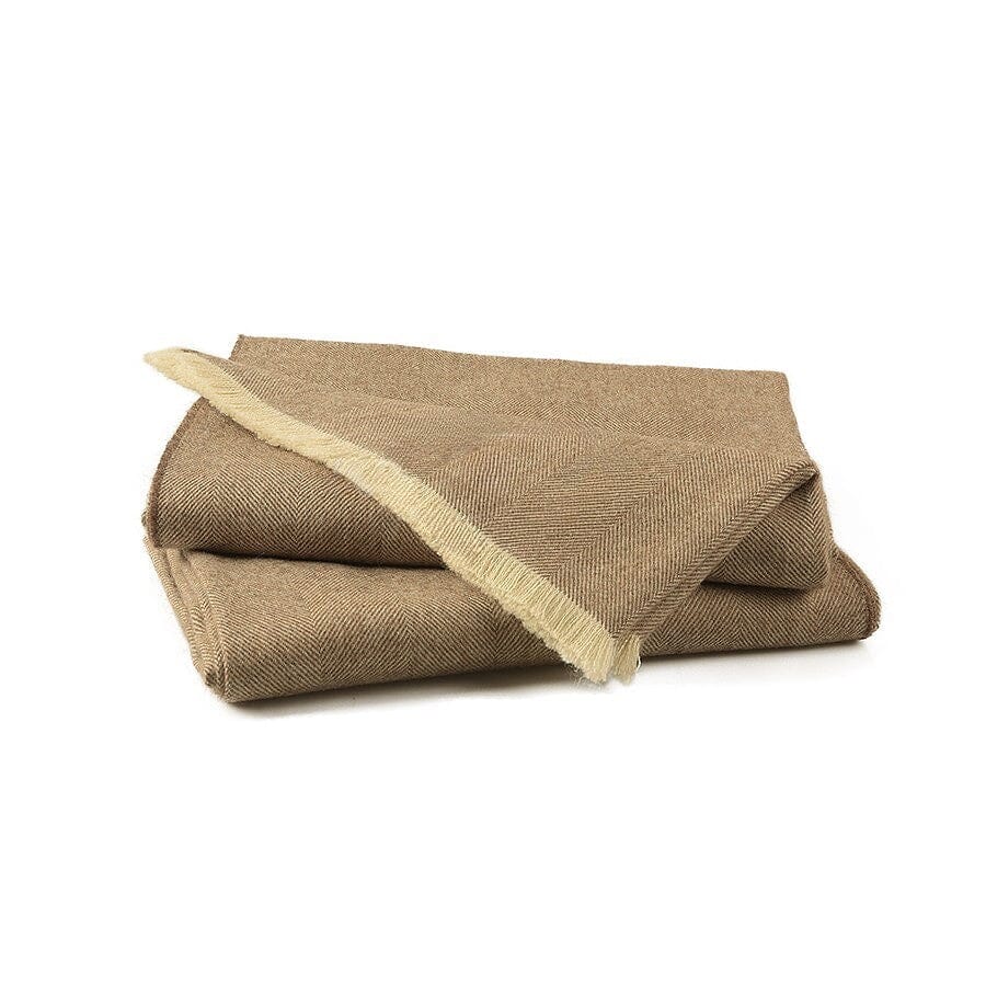 Purely Alpaca Premium Herringbone Throw
