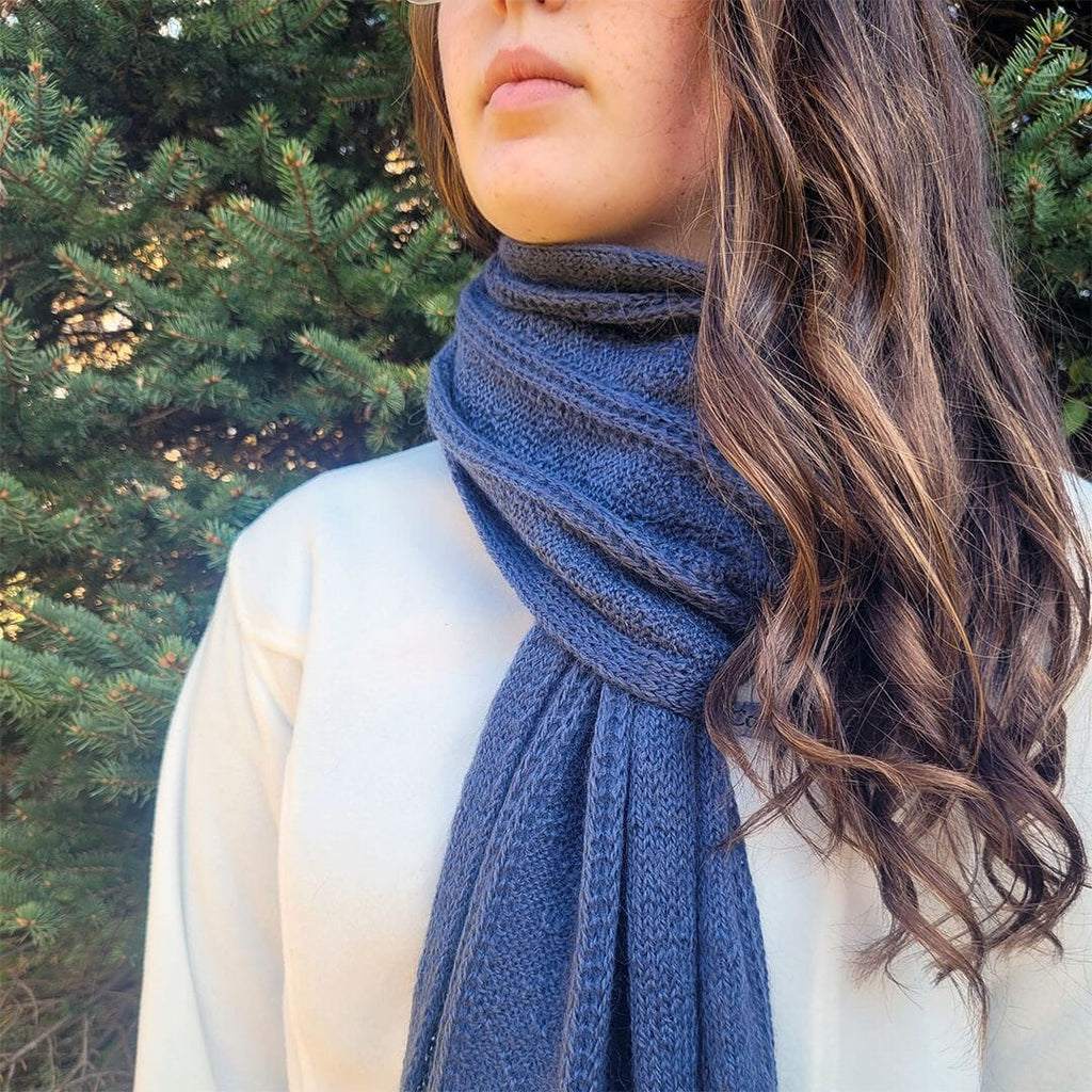 Purely Alpaca Suri Fleck Alpaca Scarf