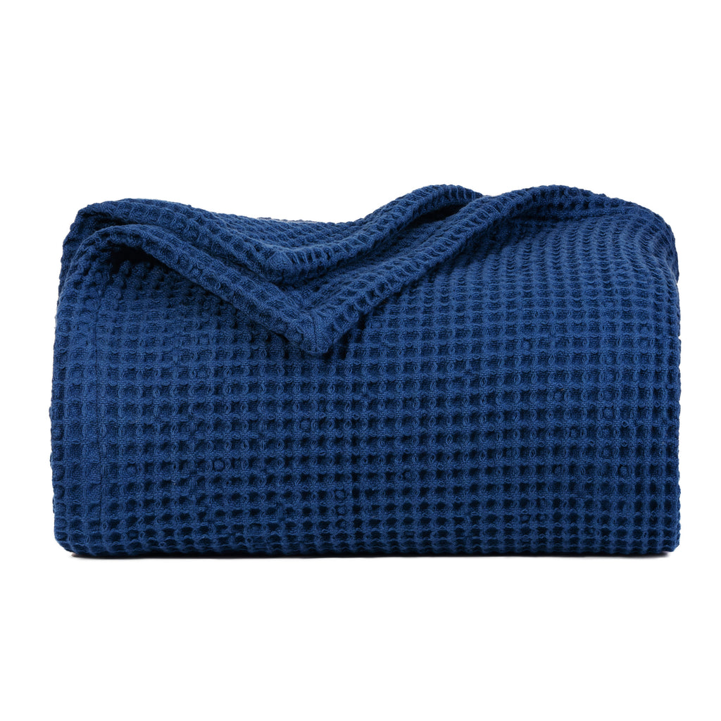 Organic Cotton Mart Waffle Weave Blanket