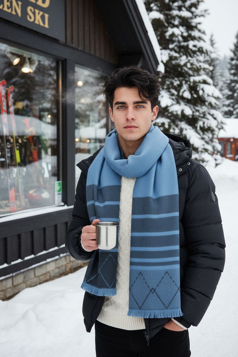 Purely Alpaca ZigZag Alpaca Scarf